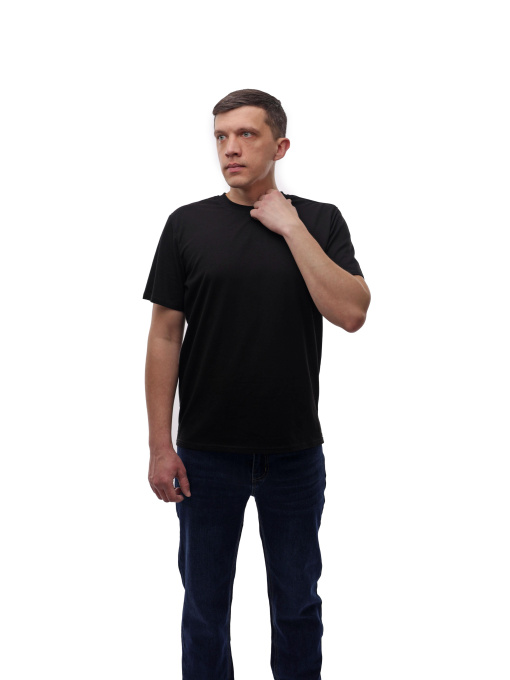 Футболка мужская Чёрный STREAM модель 701979 Фото