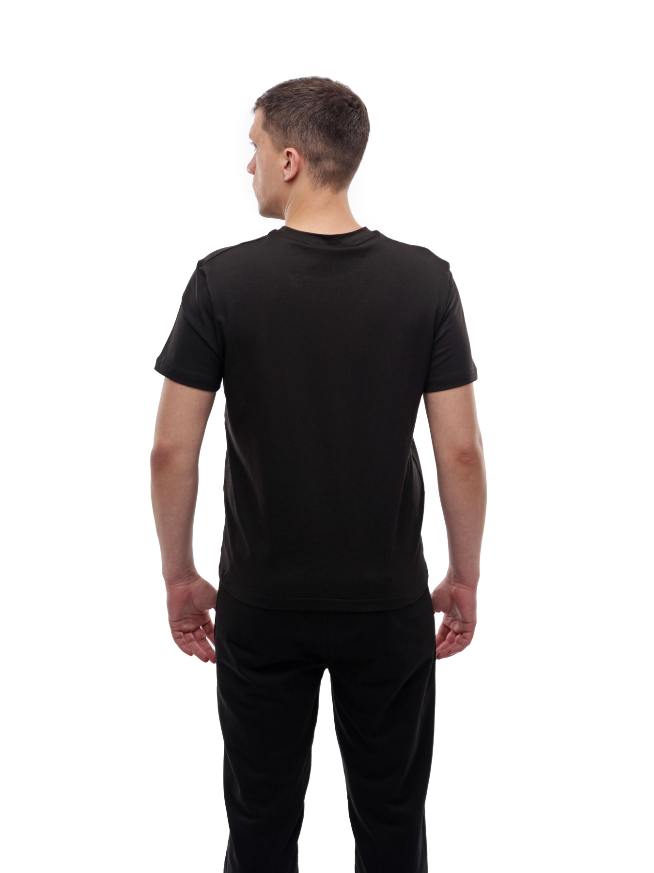 Футболка мужская Чёрный STREAM модель 703691 Фото