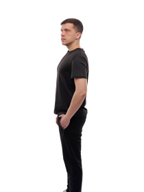 Футболка мужская Чёрный STREAM модель 703691 Фото