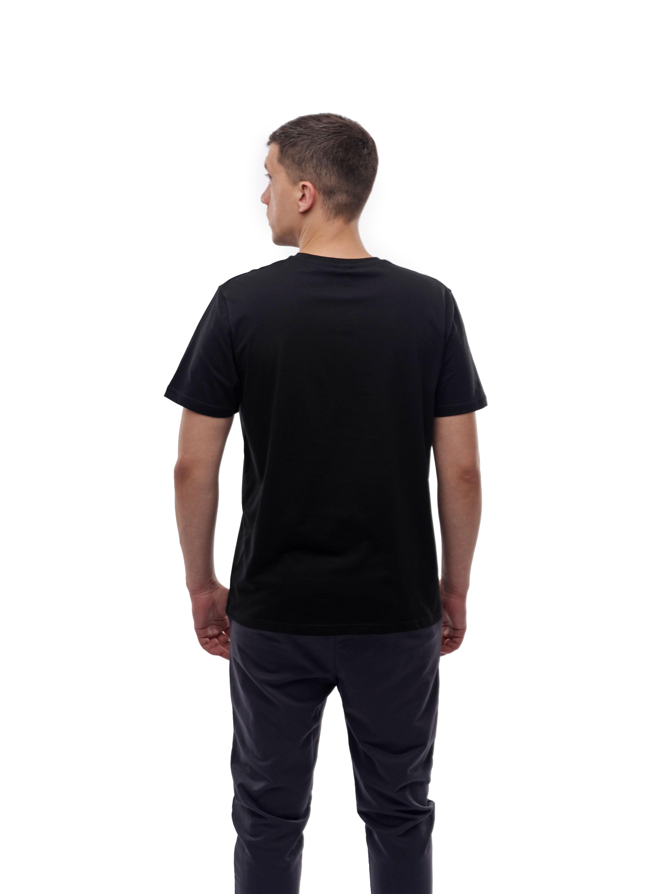 Футболка чоловіча Чорний BEKI модель 705539 Фото