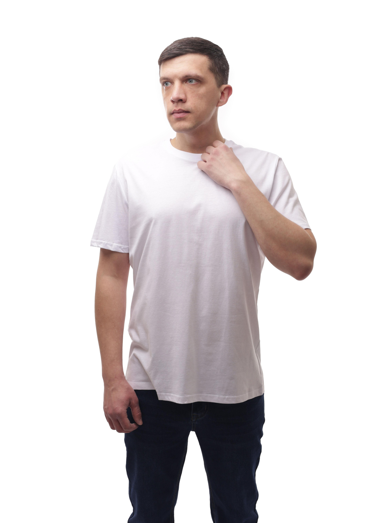 Футболка чоловіча Білий BEKI модель 705540 Фото