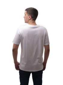 Футболка чоловіча Білий BEKI модель 705540 Фото