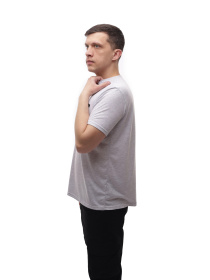 Футболка мужская Светло-серый LUMO модель 714786 Футболка мужская Светло-серый LUMO модель 714786 Фото