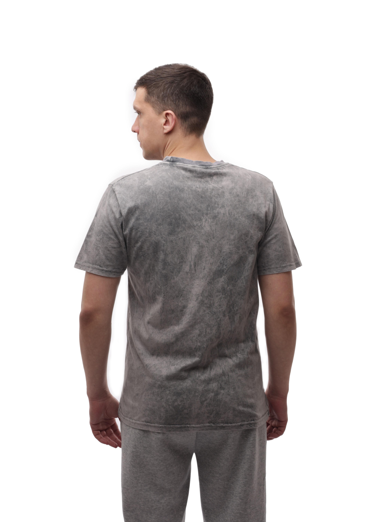 Футболка мужская Светло-серый LUMO модель 718363 Фото