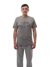 Футболка мужская Светло-серый LUMO модель 718363 Футболка мужская Светло-серый LUMO модель 718363 Фото