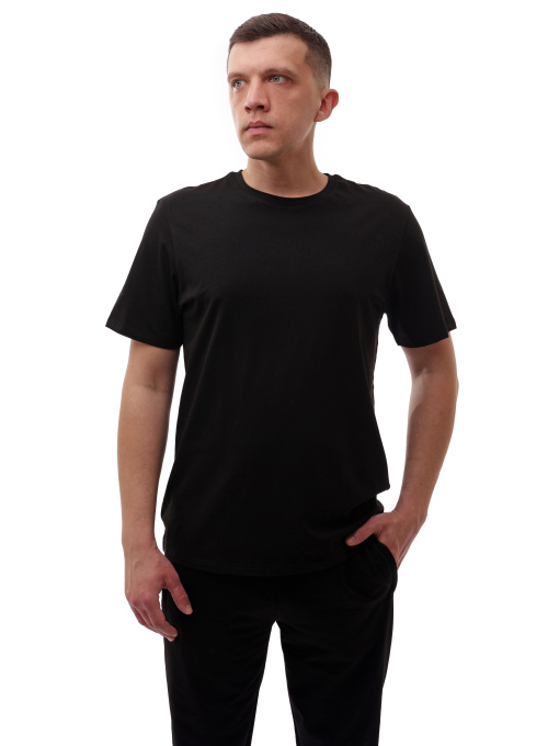 Футболка чоловіча Чорний BEKI модель 705413 Фото