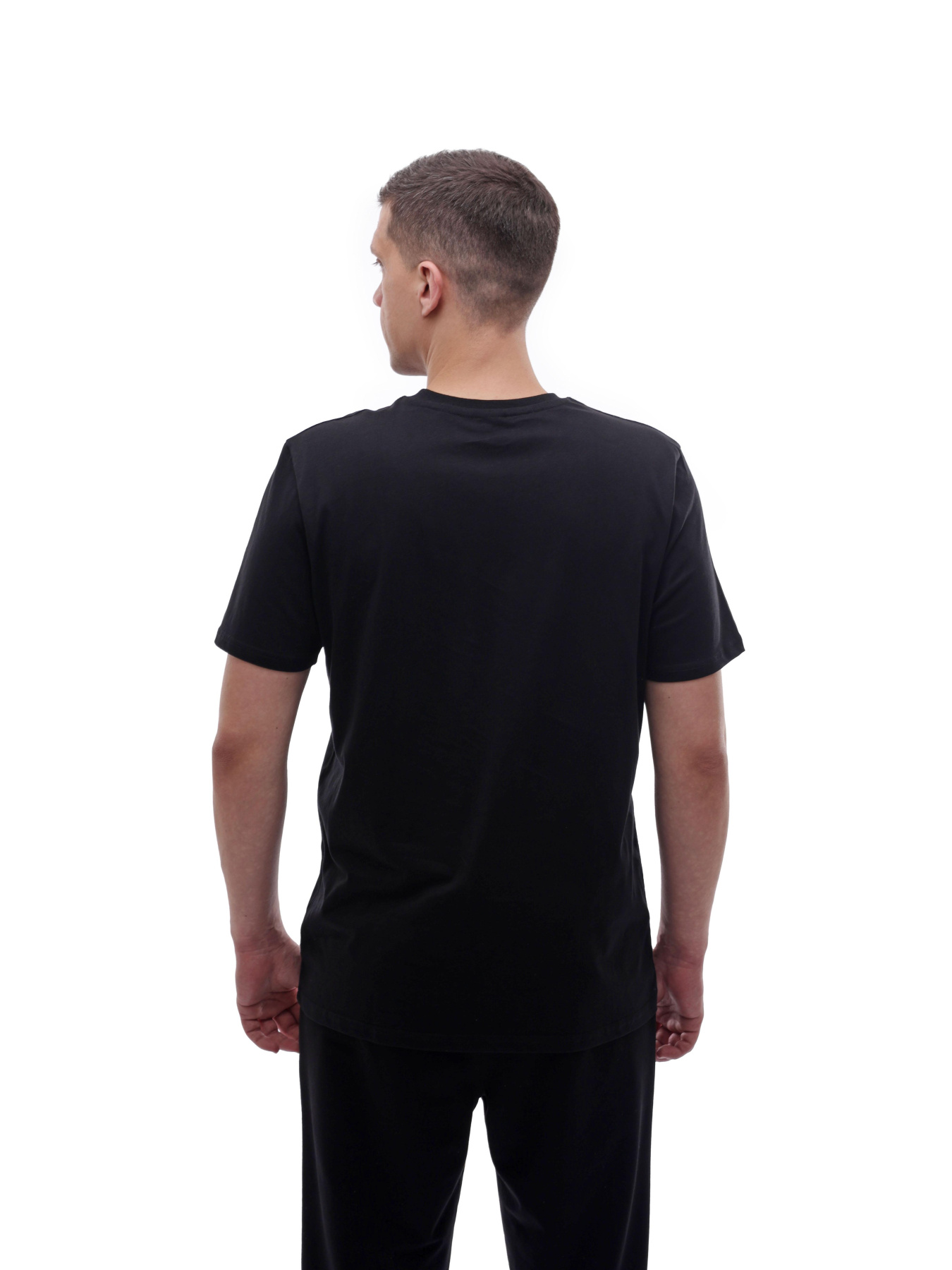 Футболка чоловіча Чорний BEKI модель 705545 Фото