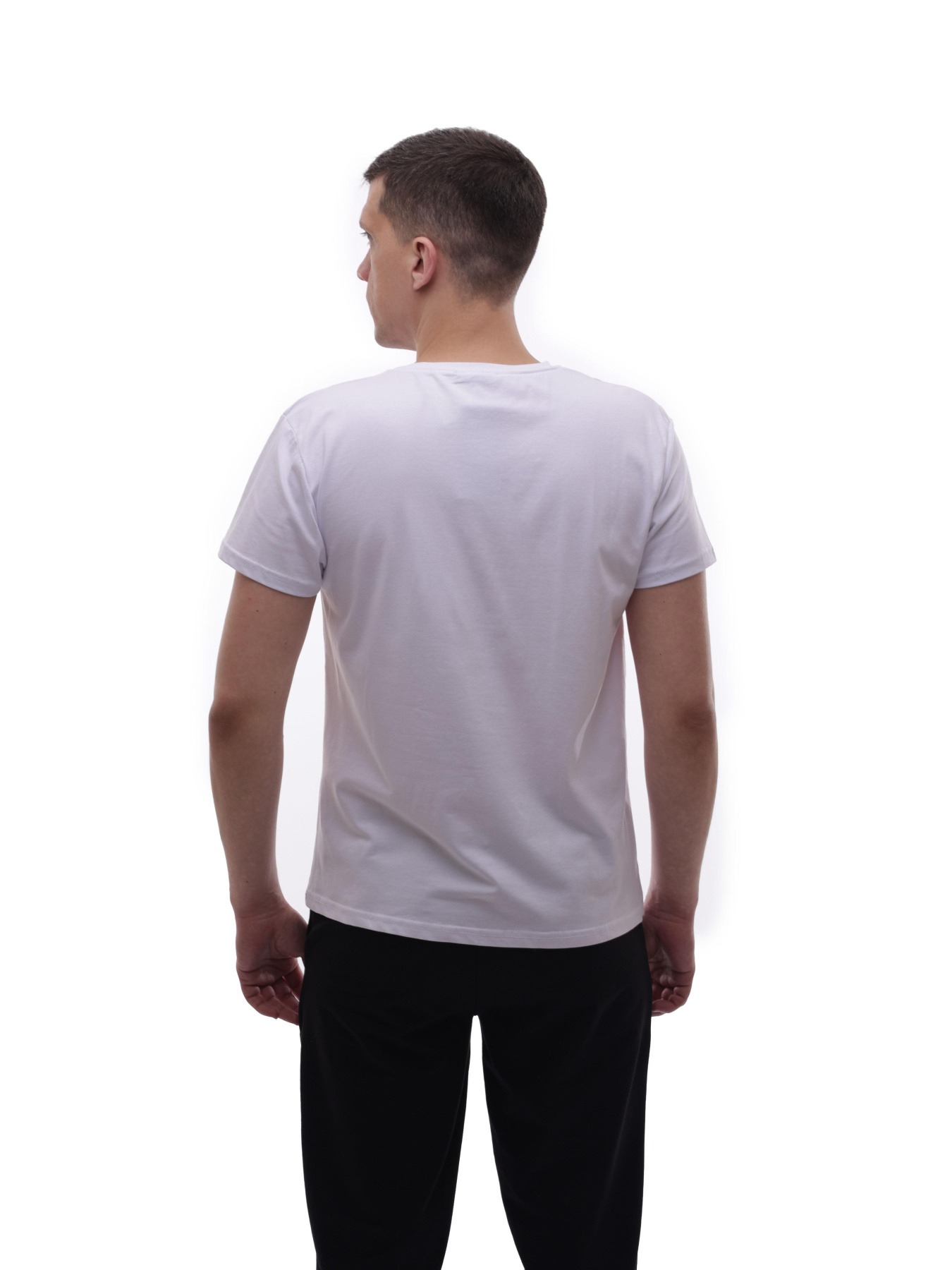 Футболка мужская Белый LUMO модель 721773 Фото