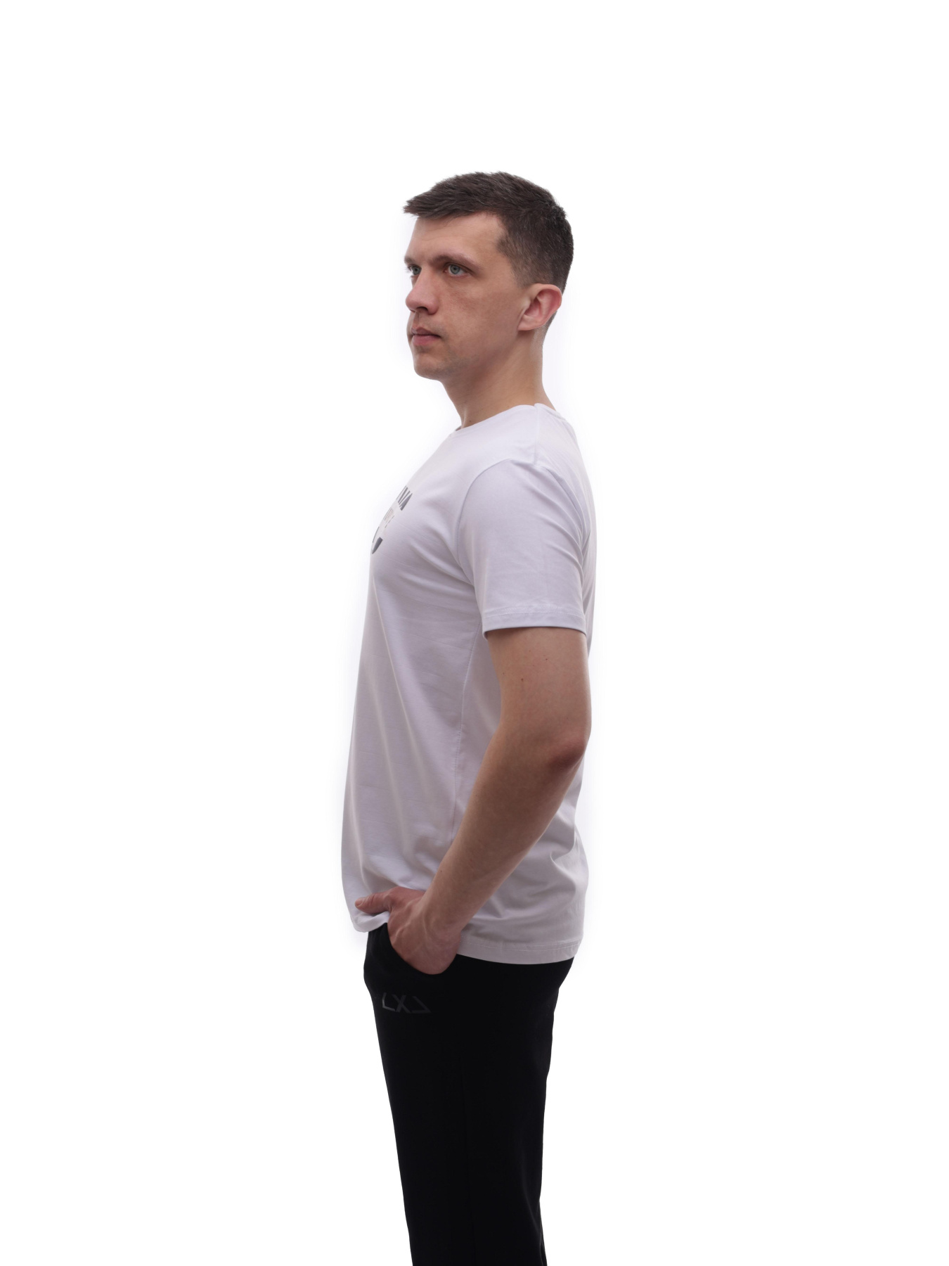 Футболка мужская Белый LUMO модель 722436 Фото