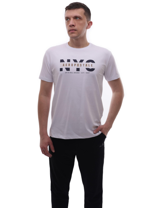 Футболка мужская Белый LUMO модель 722436 Фото