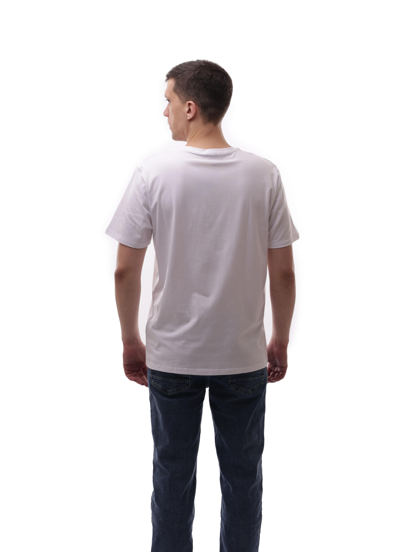 Футболка чоловіча Білий BEKI модель 705414 Фото