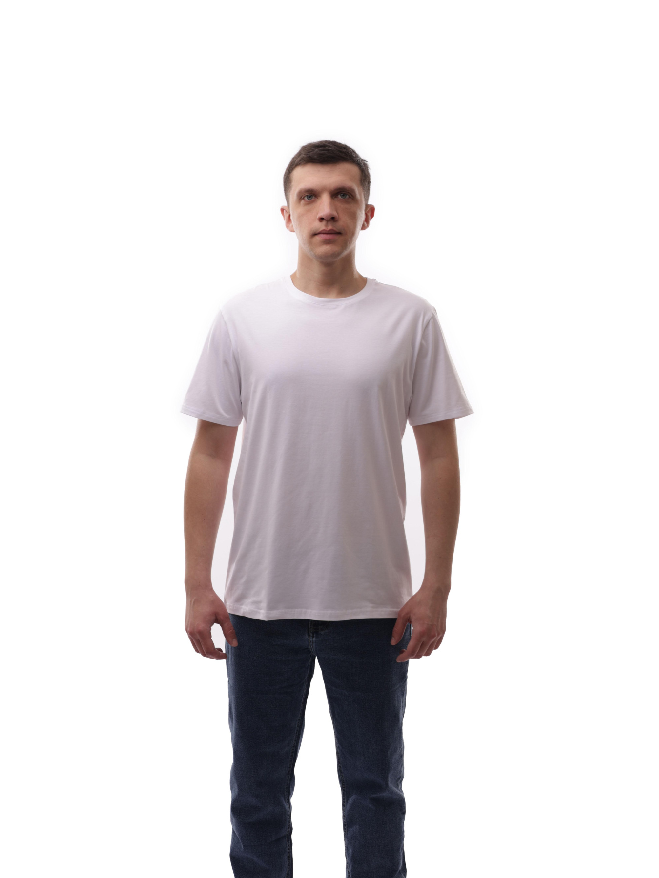 Футболка чоловіча Білий BEKI модель 705414 Фото