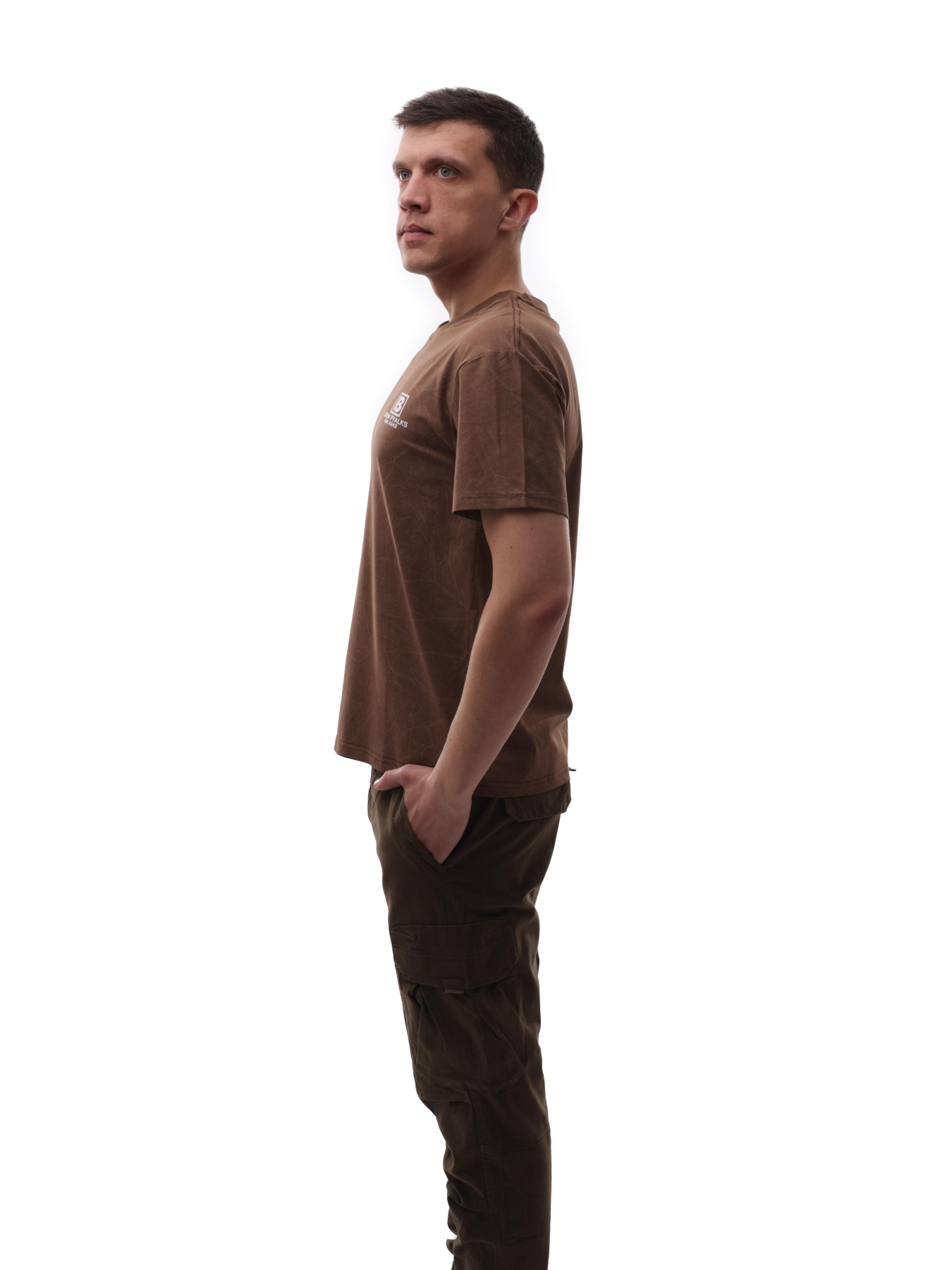 Футболка мужская Коричневый LUMO модель 706516 Фото