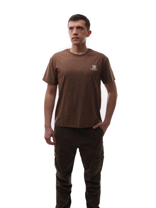 Футболка мужская Коричневый LUMO модель 706516 Фото