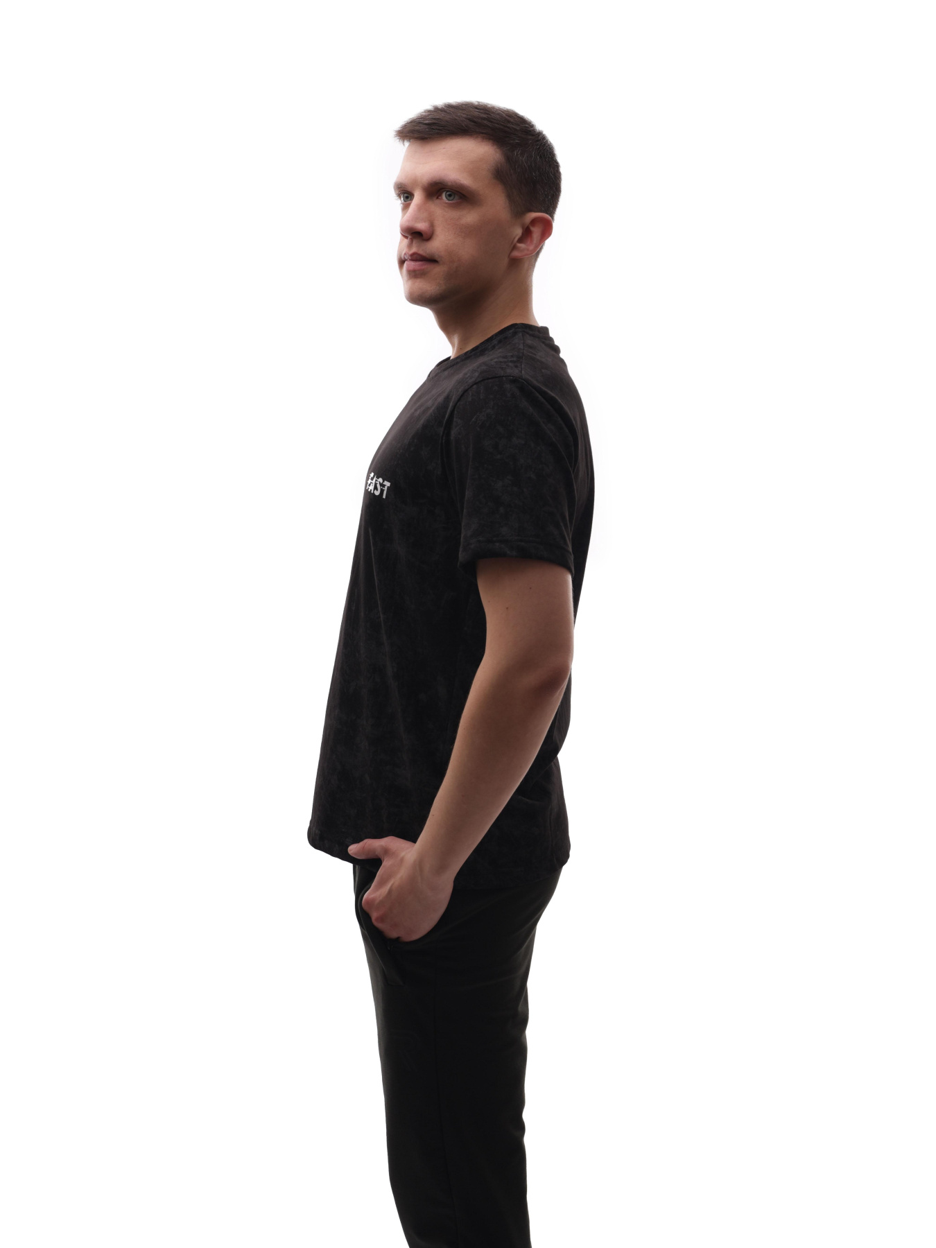 Футболка мужская Чёрный STREAM модель 708451 Фото