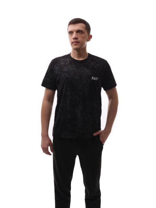 Футболка мужская Чёрный STREAM модель 708451 Фото
