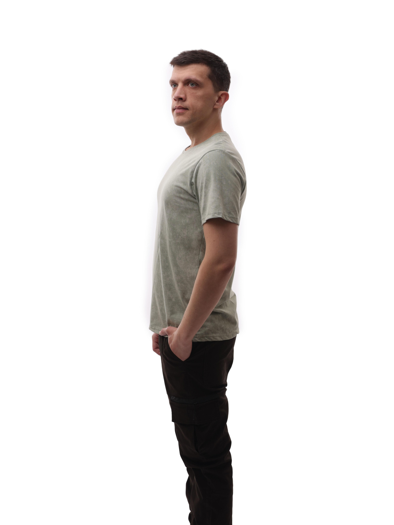 Футболка чоловіча Оливковий STREAM модель 708453 Фото