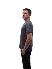 Футболка чоловіча Темно-сірий STREAM модель 708455 Фото