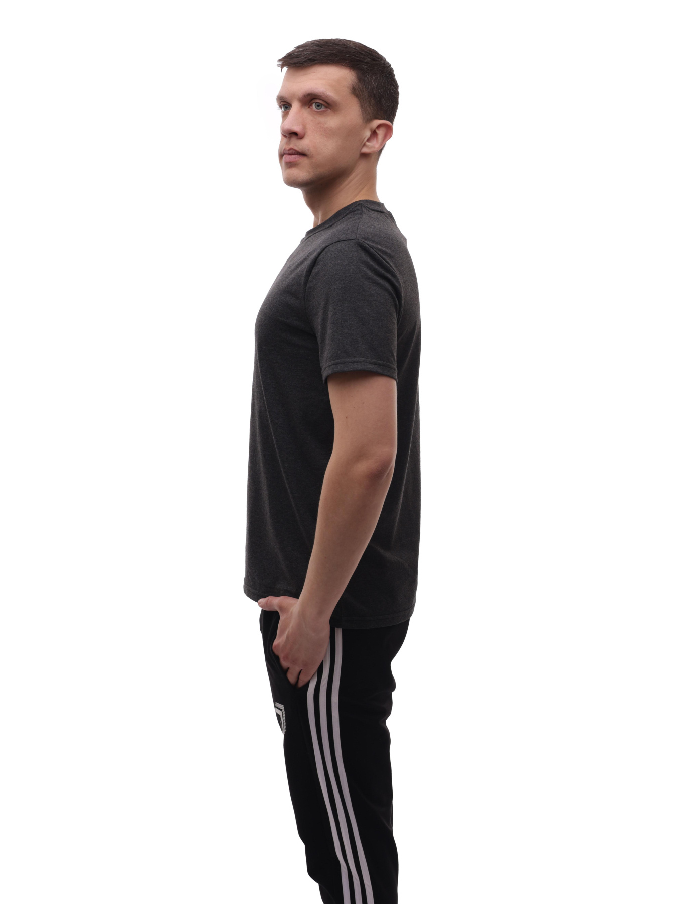 Футболка чоловіча Темно-сірий STREAM модель 714320 Фото