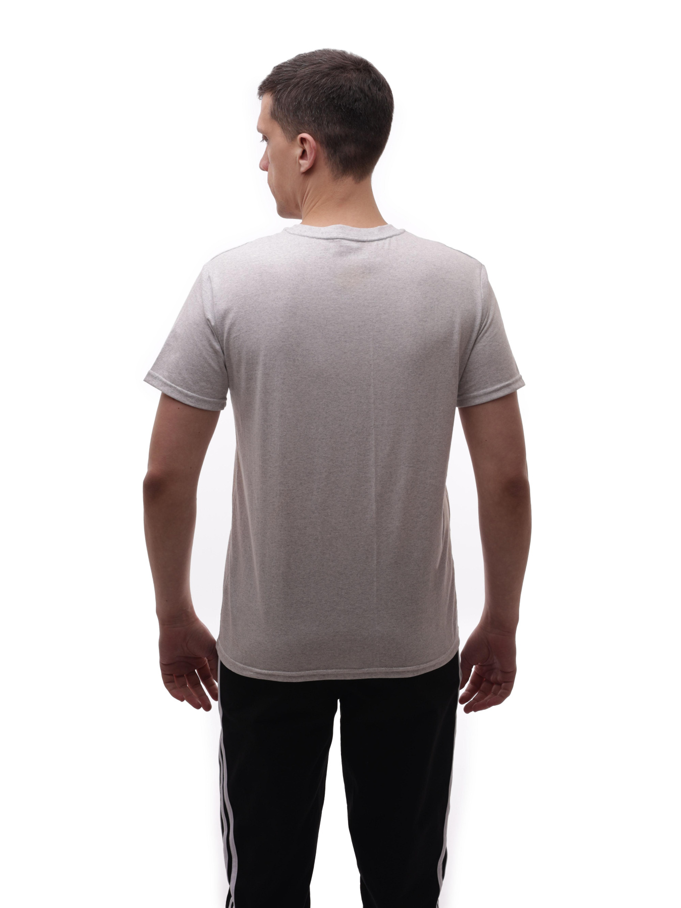 Футболка мужская Светло-серый STREAM модель 714321 Фото