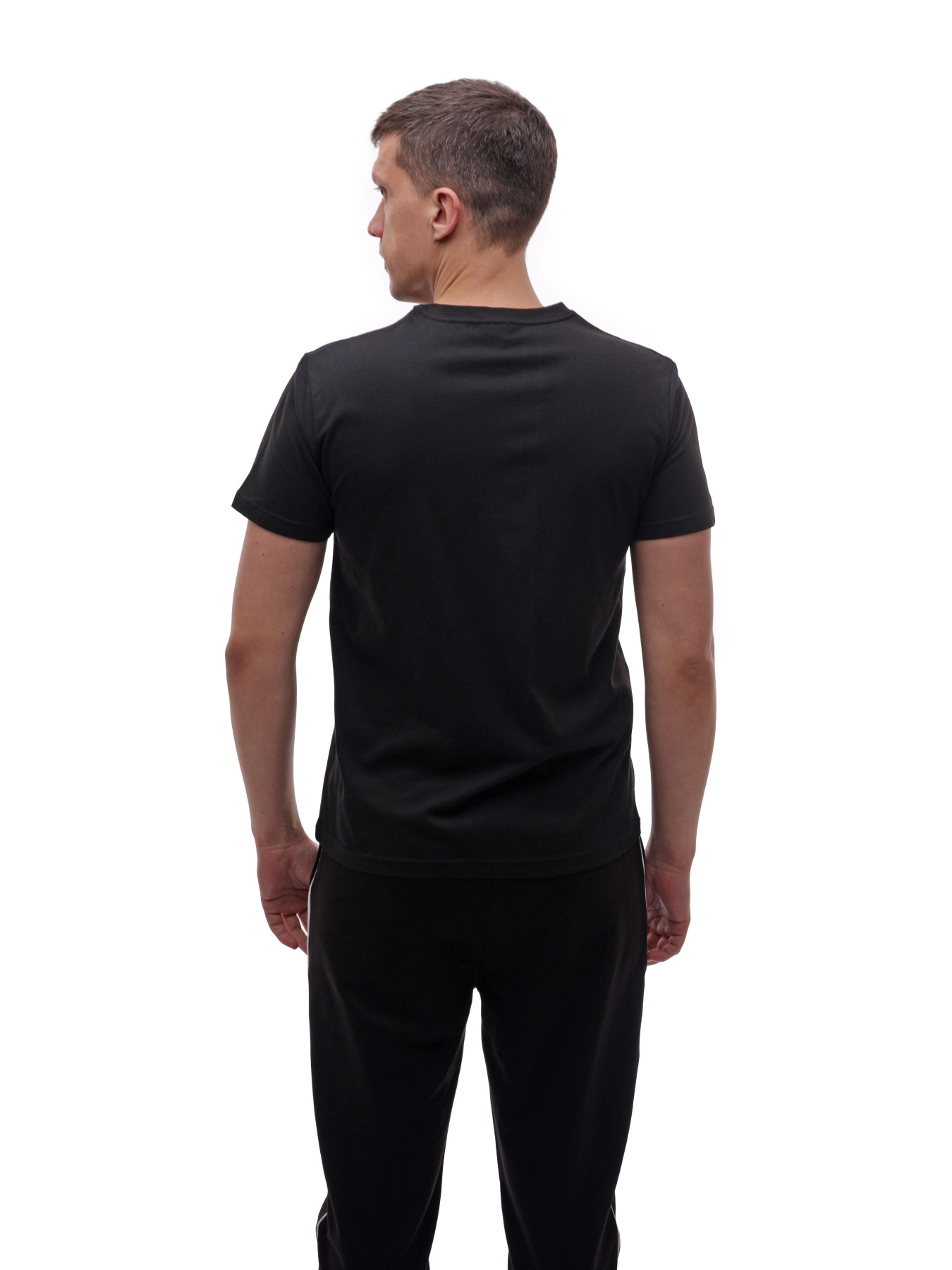 Футболка мужская Чёрный STREAM модель 714322 Фото