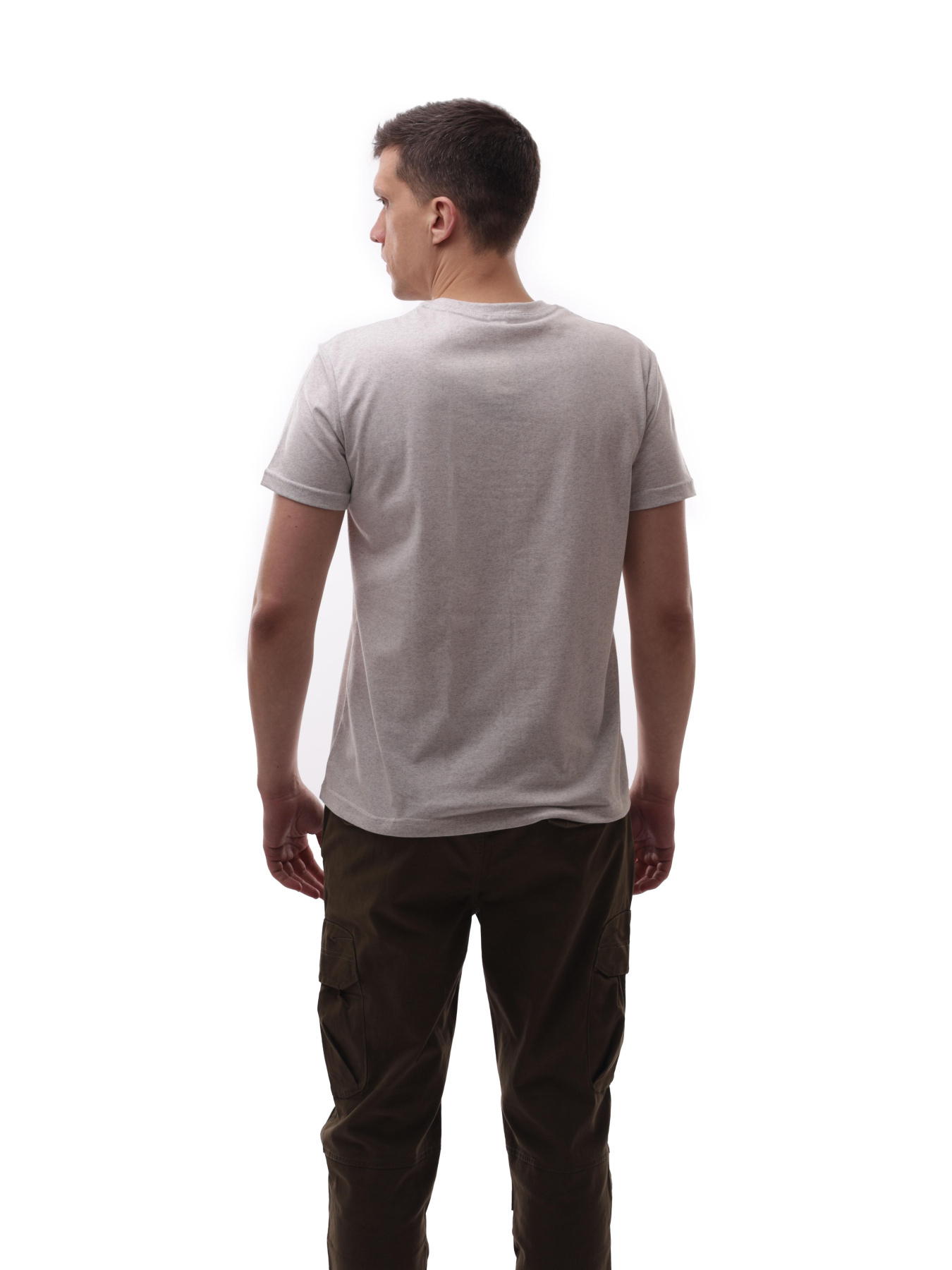 Футболка чоловіча Світло-сірий STREAM модель 714324 Фото