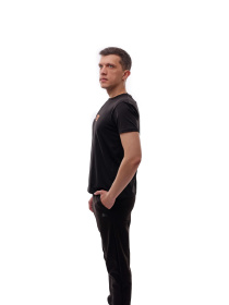 Футболка мужская Чёрный TREND LINE модель 717891 Фото