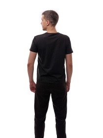 Футболка мужская Чёрный TREND LINE модель 717891 Фото