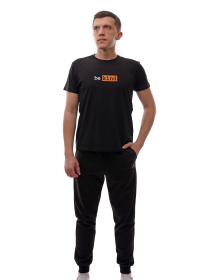 Футболка мужская Чёрный TREND LINE модель 717891 Фото