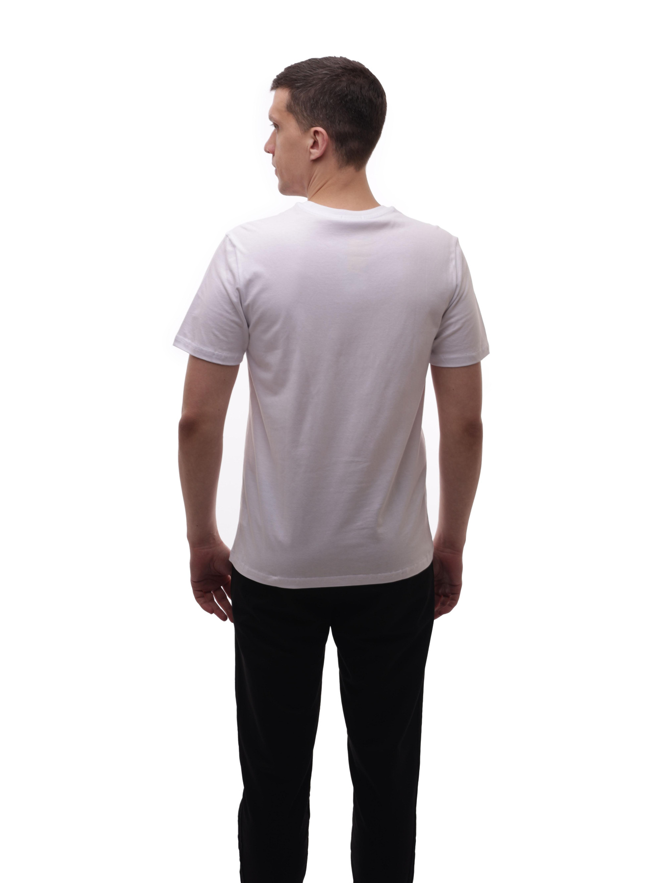 Футболка чоловіча Білий BEKI модель 724864 Фото