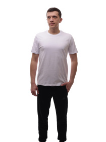 Футболка чоловіча Білий BEKI модель 724864 Фото