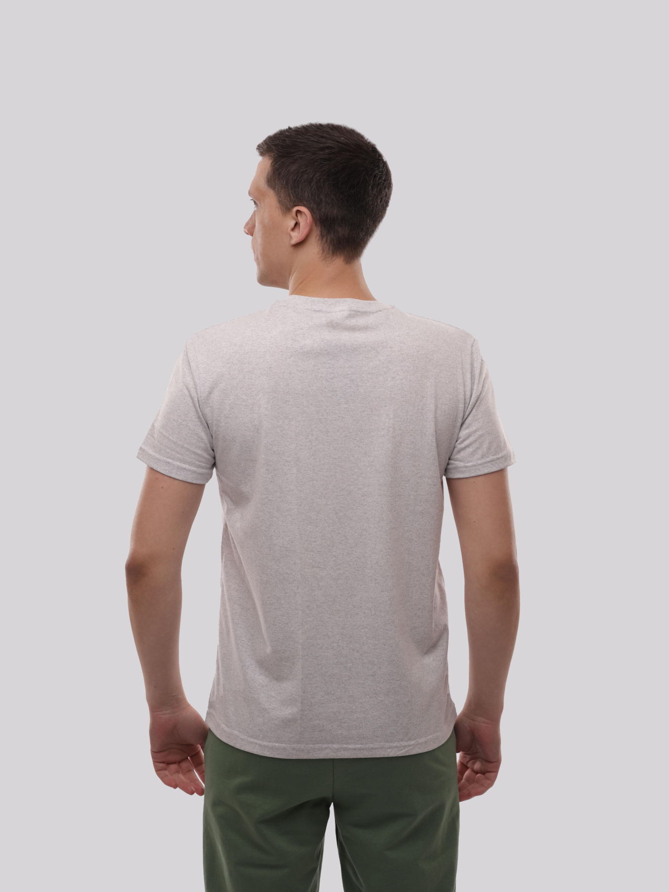 Футболка чоловіча Світло-сірий STREAM модель 701547 Фото