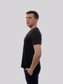 Футболка мужская Чёрный TREND LINE модель 717883 Фото