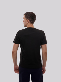 Футболка мужская Чёрный TREND LINE модель 717883 Фото