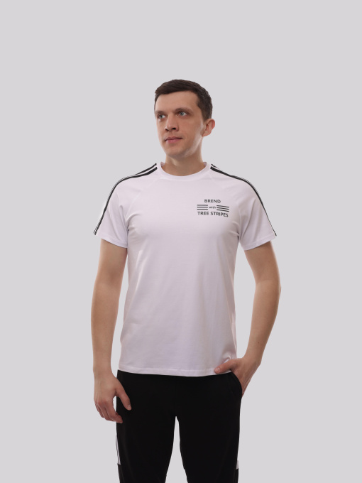 Футболка мужская Белый LUMO модель 718789 Фото