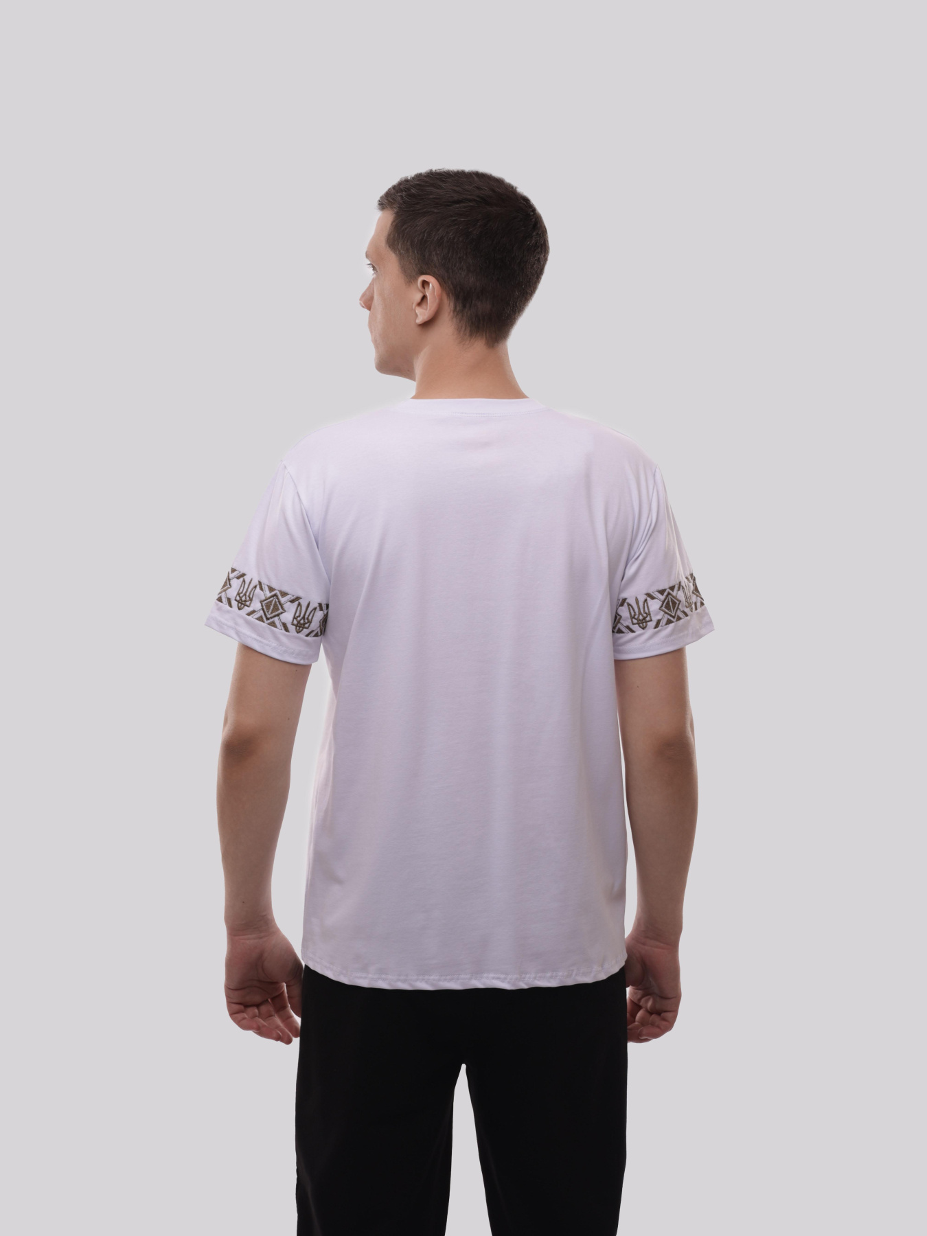 Футболка чоловіча Білий ЛОТОС модель 719808 Фото