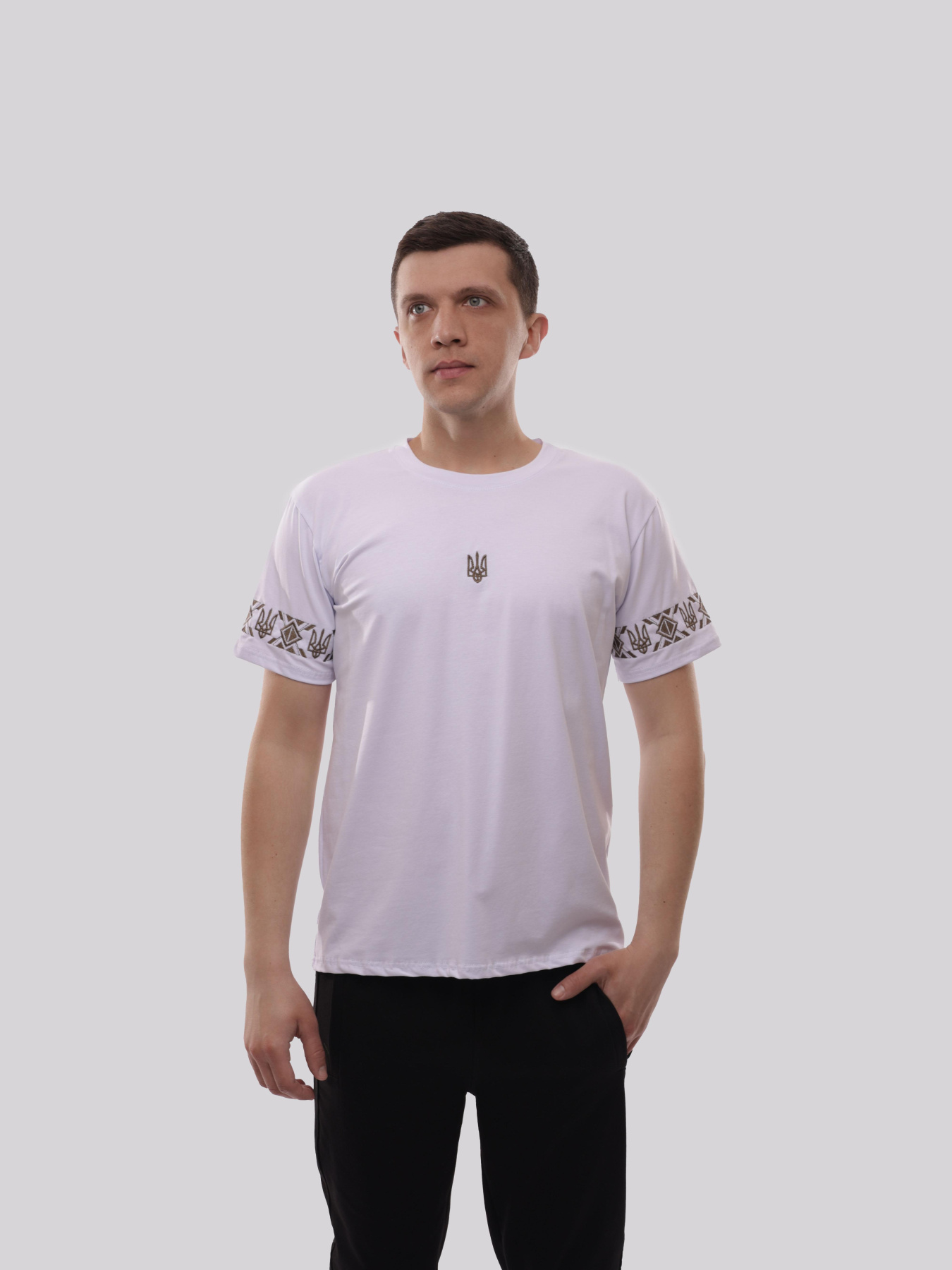 Футболка чоловіча Білий ЛОТОС модель 719808 Фото