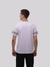 Футболка чоловіча Білий ЛОТОС модель 719808 Футболка чоловіча Білий ЛОТОС модель 719808 Фото