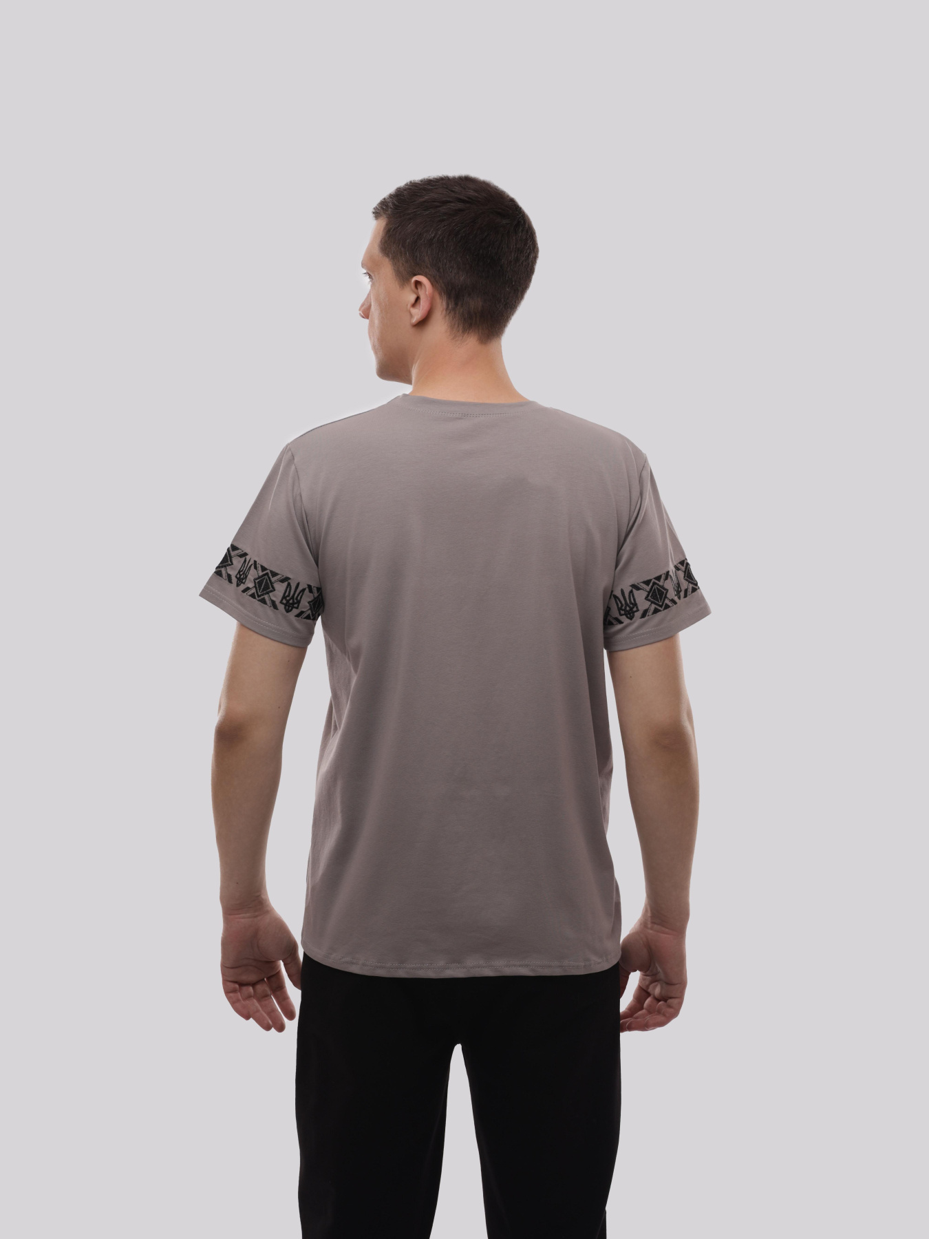 Футболка чоловіча Сірий ЛОТОС модель 719809 Фото