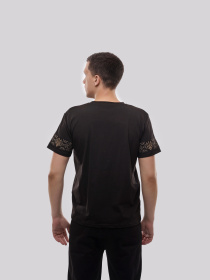 Футболка чоловіча Чорний ЛОТОС модель 719812 Фото