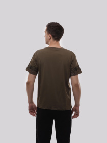 Футболка чоловіча Хакі ЛОТОС модель 719815 Фото