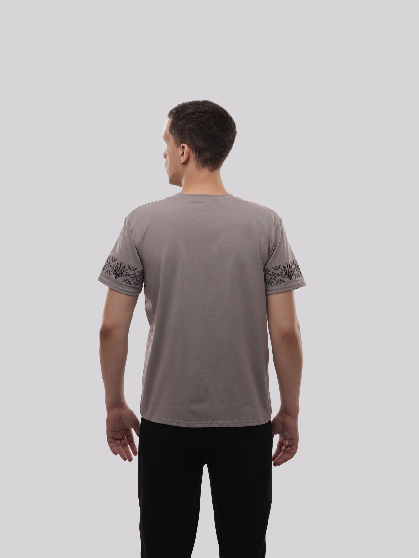 Футболка чоловіча Сірий ЛОТОС модель 719818 Фото