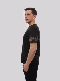 Футболка мужская Чёрный ФИОНА модель 719821 Футболка мужская Чёрный ФИОНА модель 719821 Фото