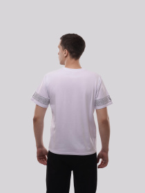 Футболка чоловіча Білий ФІОНА модель 719823 Футболка чоловіча Білий ФІОНА модель 719823 Фото