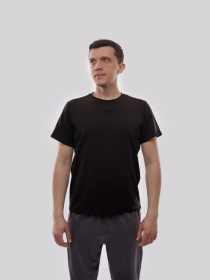 Футболка чоловіча Чорний ФІОНА модель 719859 Футболка чоловіча Чорний ФІОНА модель 719859 Фото