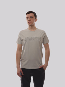 Футболка мужская Светло-серый TREND LINE модель 720422 Фото