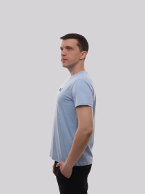 Футболка чоловіча Блакитний ADRIAN модель 721836 Футболка чоловіча Блакитний ADRIAN модель 721836 Фото