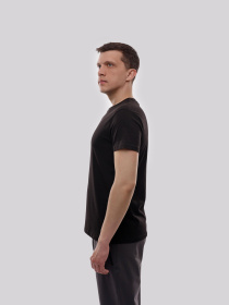 Футболка мужская Чёрный ADRIAN модель 721840 Фото