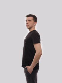 Футболка мужская Чёрный ADRIAN модель 721845 Фото