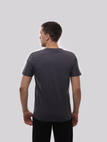 Футболка мужская Тёмно-серый TREND LINE модель 727580 Фото